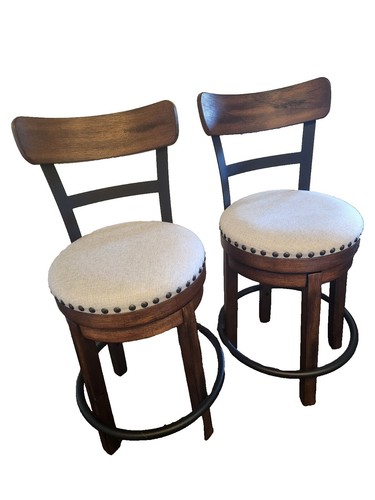 Ashley Furniture Cow Print Bar Stools Counter Height Riverbay