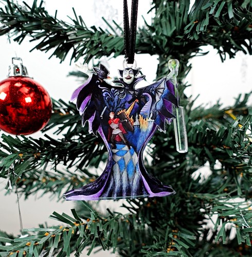 Disney Sleeping Beauty Maleficent Christmas Ornament Holiday Tree Decor Gift 2D - Picture 4 of 4
