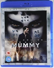 THE MUMMY (2017) Used / Pre-owned 3D+ 2D Region-Free BLU-RAY Movie Tom Cruise