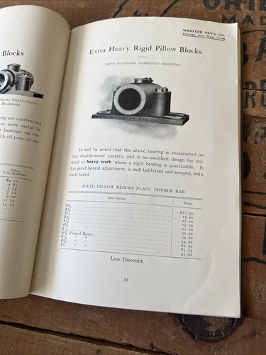 1905 Webster Mfg Chicago Power Transmitting Appliances Catalog Industrial Supply - Picture 6 of 9