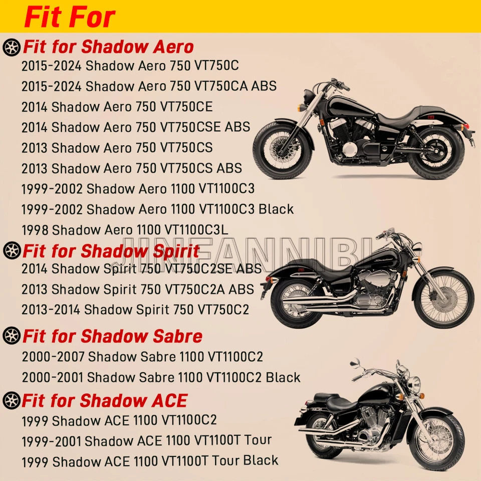 Amortiguador de rueda trasera para Honda VT750 VT1100 Shadow Aero Spirit Sabre ACE 750 1100 Foto 4 de 4