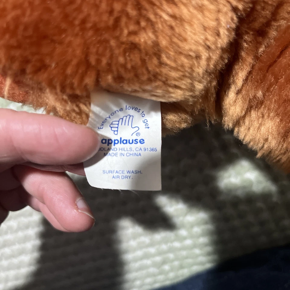 APLAUSOS PELUCHE VINTAGE CALLE SÉSAMO PELUCHE SNUFFLE-UPAGUS Excelente Foto 4 de 4