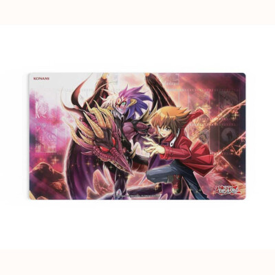 YUGIOH KONAMI OFFICIAL JADEN AND YUBEL PLAYMAT (GAME MAT) ( BRAND NEW)