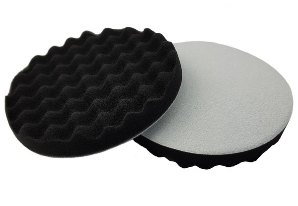 Craft-Equip PRO Ø180Mm Polierschwamm Grau Gewaffelt Weich Polierpad Schwamm-image