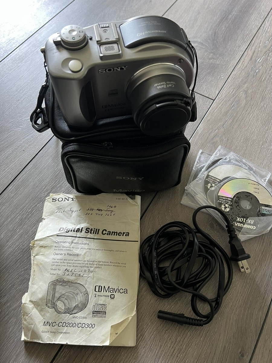 Sony Mavica MVC-CD300 3.3 MP Digital Camera - Silver