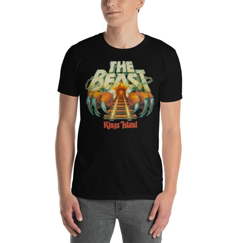 The Beast / 野獣 Yajū - King's Island - Rollercoaster Unisex T-Shirt - Picture 5 of 6