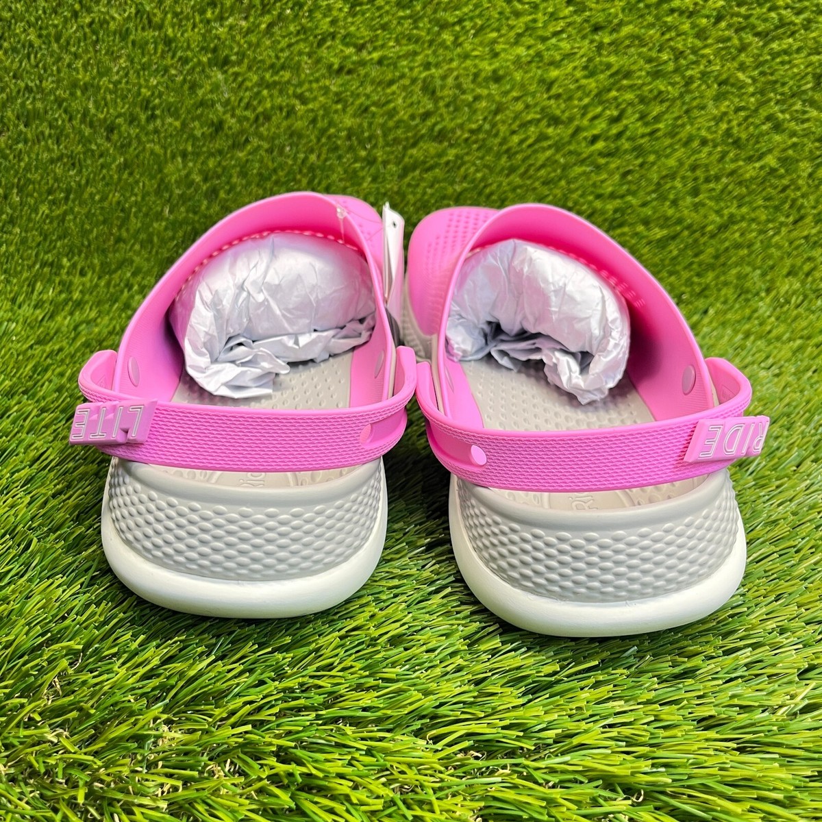 Crocs LiteRide 360 Clog Mens Size 13 Pink White Beach  display picture 3