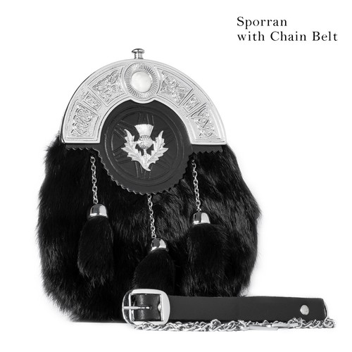 Juego de falda escocesa Macgregor Tartan - 08 piezas accesorios falda escocesa para hombre, atuendo escocés - Imagen 3 de 7
