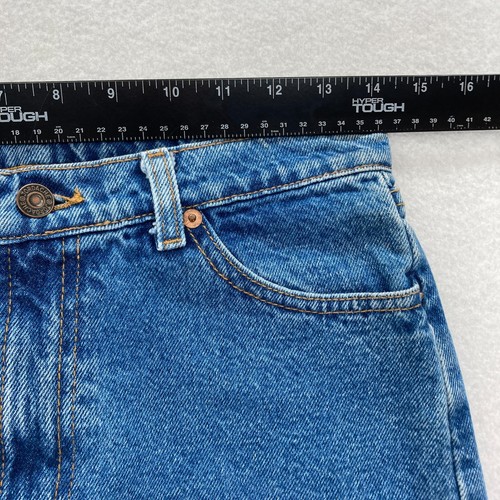 Jeans Jordache Vintage Jóvenes Niños 16 Calce Relajado Pierna Recta Azul Denim Western - Imagen 7 de 13