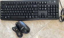 Logitech Wired USB Keyboard K120 Plug w/Mouse-