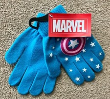 Marvel - Captain America - Toddler Girls Graphic Gloves - Warm Winter Fun - New