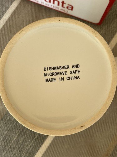 Biscotti stile natalizio per Babbo Natale piatto e tazza set decorazioni natalizie ceramica 7,5/11 oz - Foto 8 di 10