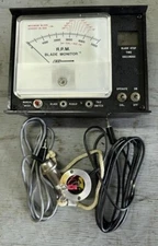 Vintage ESI Electro Specialties Inc Mower Blade RPM Monitor With Sensor