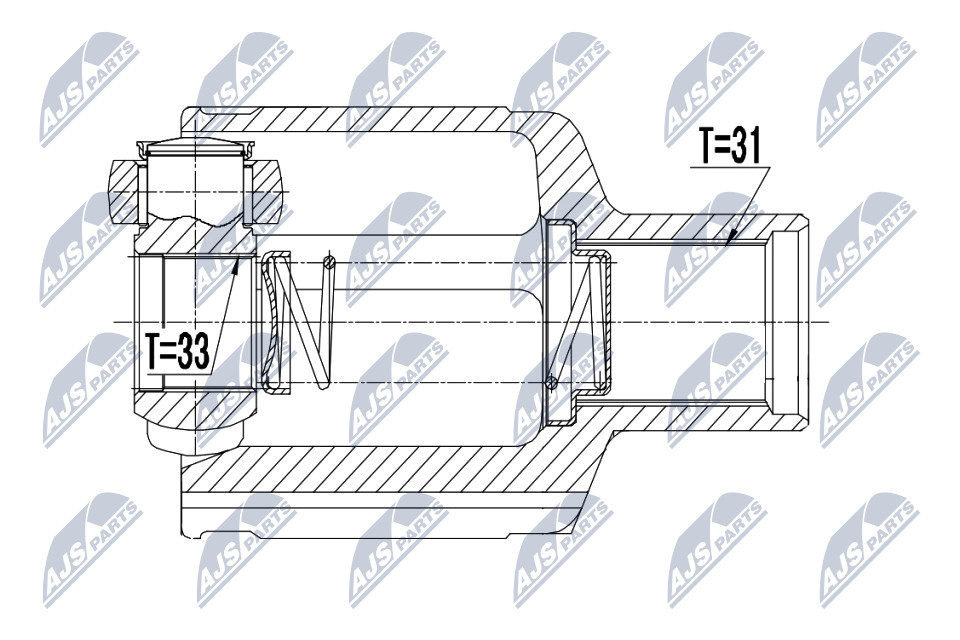 Fits NTY NPW-RE-060 Inner joint - Image 9