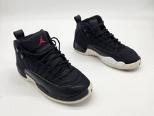 NIKE AIR JORDAN XII 12 RETRO GS 2016 Size 6Y NEOPRENE BLACK GYM RED 153265-004