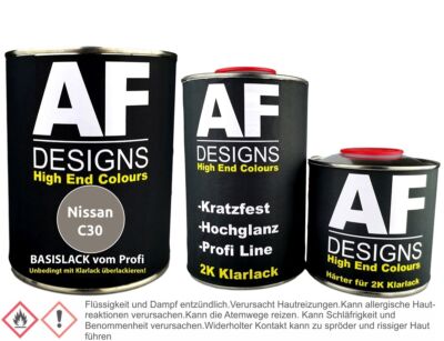 Autolack für Nissan C30 Cafe Latte Metallic 1,25L Klarlack Set