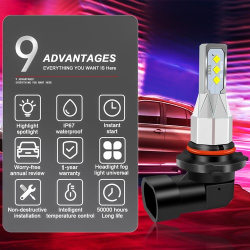 Faro LED alto bajo antiniebla M9QC para Toyota Corolla 2005 2006 2007 2008 - Imagen 13 de 16