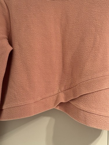 BAE THE LABEL Pink Maternity Crop Top Longsleeve Cross Your Heart Size XS - Picture 8 of 14