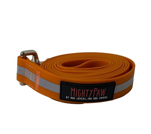 Mighty Paw wasserdichtes stinkfestes Hundehalsband mit Reflexstreifen 60 Zoll