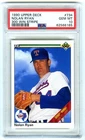 NOLAN RYAN~1990 UPPER DECK 300th WIN STRIPE PSA-10 GEM-MT CARD #734 (NEW CASE)