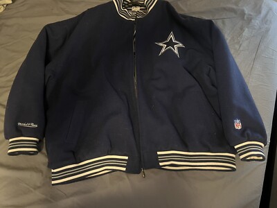 SUPER RARE Mitchell and ness Reversible Dallas, Cowboys Jacket 5XL