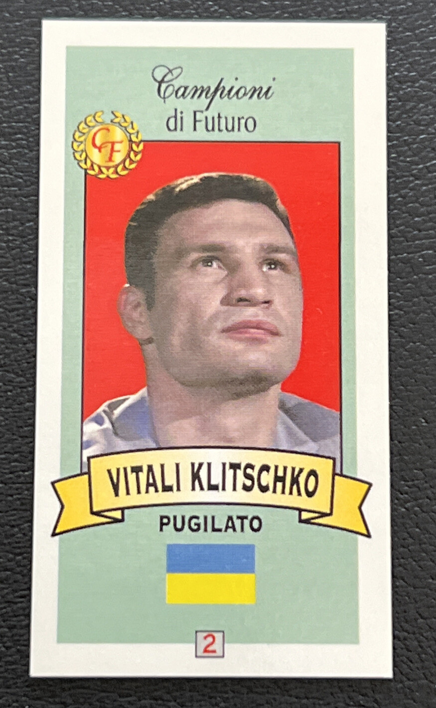 VITALI KLITSCHKO Boxing 2003-04 Campioni di Futuro Pugilato Card #2 Ukraine L75