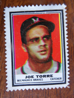 1962 TOPPS BASEBALL STAMP JOE TORRE MILWAUKEE BRAVES ROOKIE S-992 | eBay