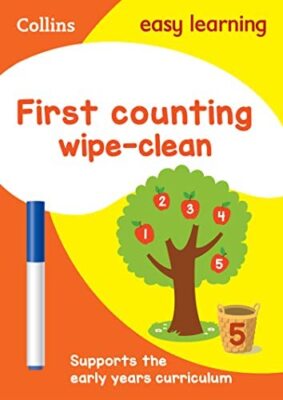 Collins Easy Learning Preschool - First Counting Age 3-5 Wipe Clean Activity Boo