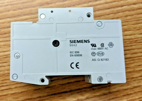 SIEMENS 5SX22 C2 2 Pole Circuit Breaker 2 Amp - Picture 2 of 2