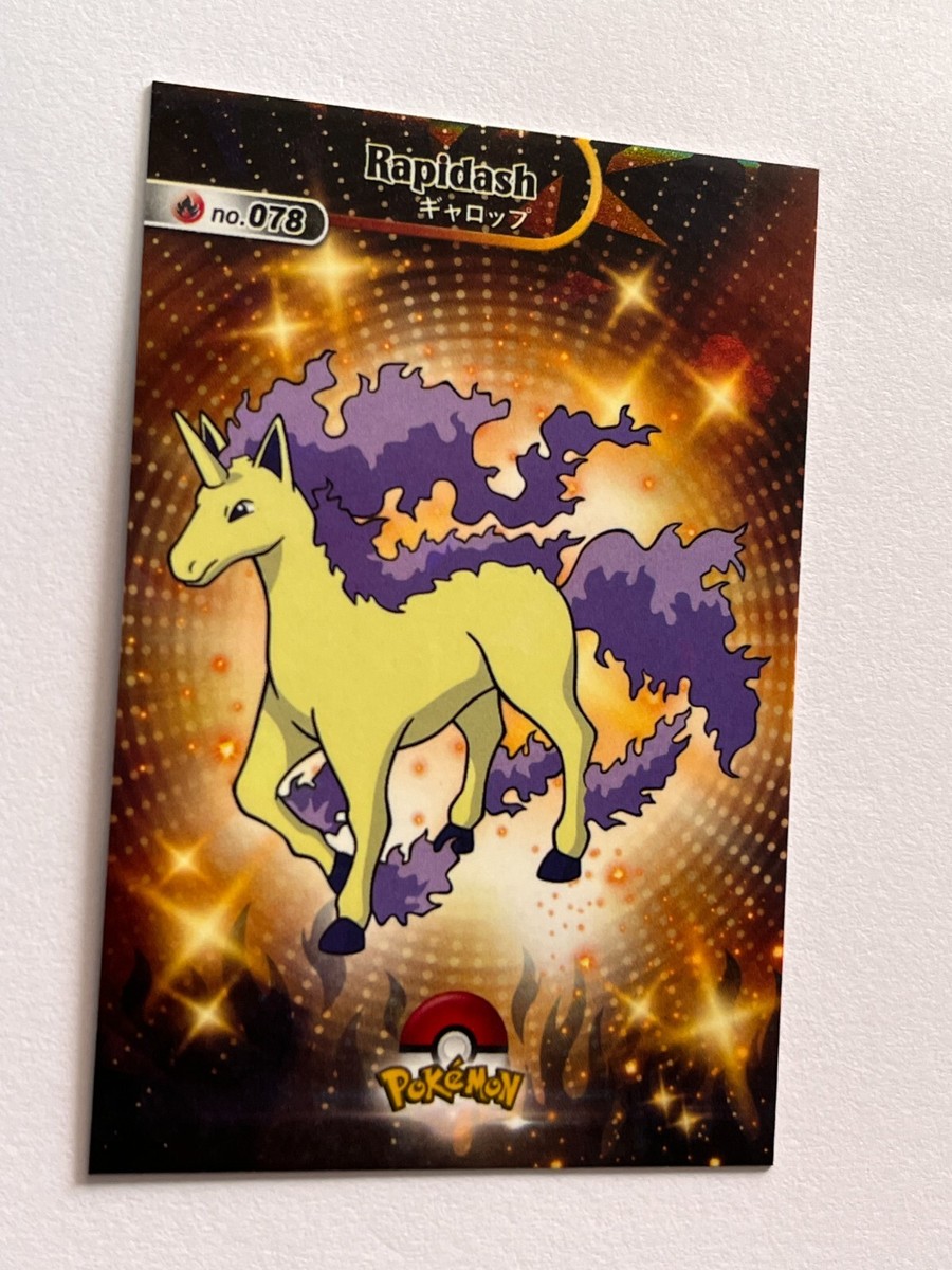 2024 POKEMON SHINY DATABASE Card #078 RAPIDASH KANTO Peru Edition 2024 POKEMON SHINY DATABASE Card #078 RAPIDASH KANTO Peru Edition