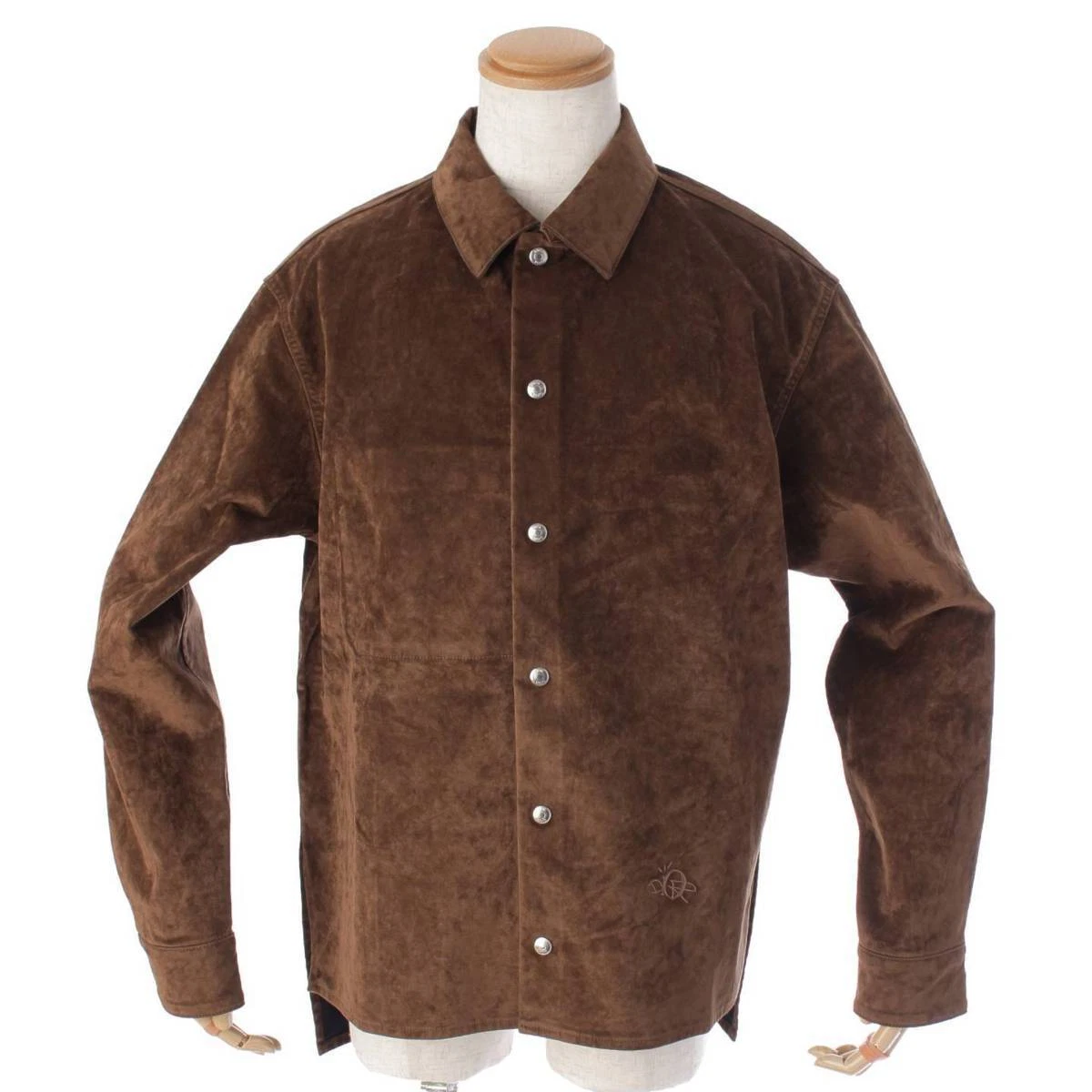 Auth DIOR 22AW Cactus Jack Oversize Shirt Jacket 283D493BY509 Brown 50(172146