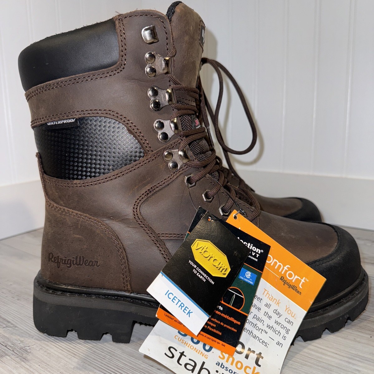 NWT - Refrigiwear 123cr Boot Size 8 M Brown | eBay display picture 2