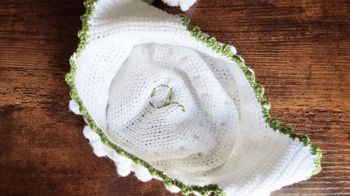 Hand Made Crochet Blossom Cap Hat Beanie Flaps Tassels Seattle Hats - Picture 9 of 14