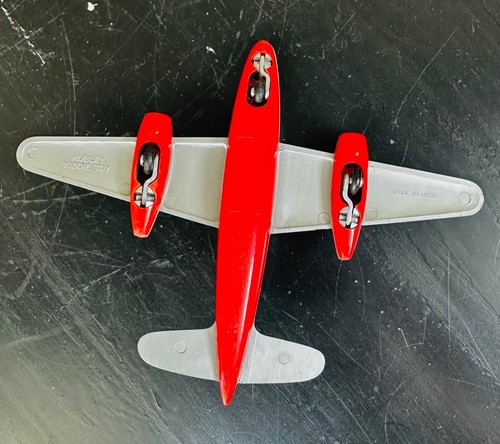 VTG Kiddie Toy Airplane Plastic Martin B-26 Marauder Hubley 1946 Collectible - Picture 2 of 7