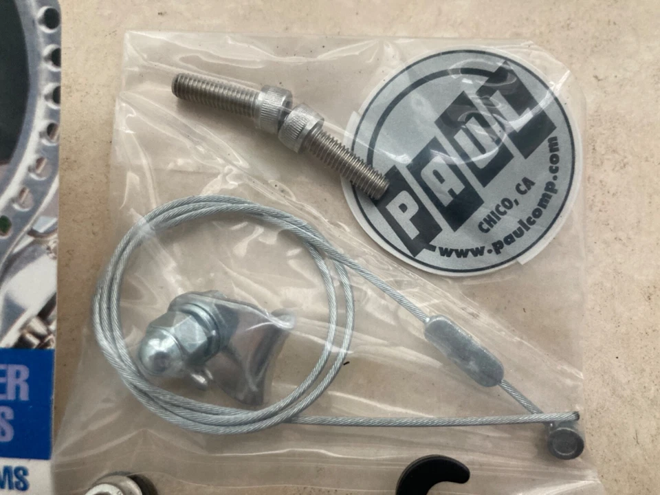 Nuevo de Lote Antiguo Paul Touring Frenos Voladizos Kool Stop Pads Suspensión a horcajadas + cable y perno Foto 4 de 4