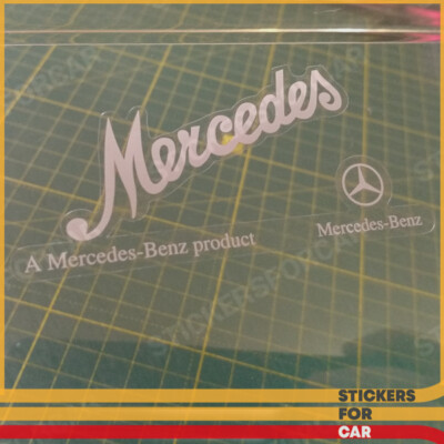 Clear Inside Mercedes Signed Windshield Glass Decal A2115841938 