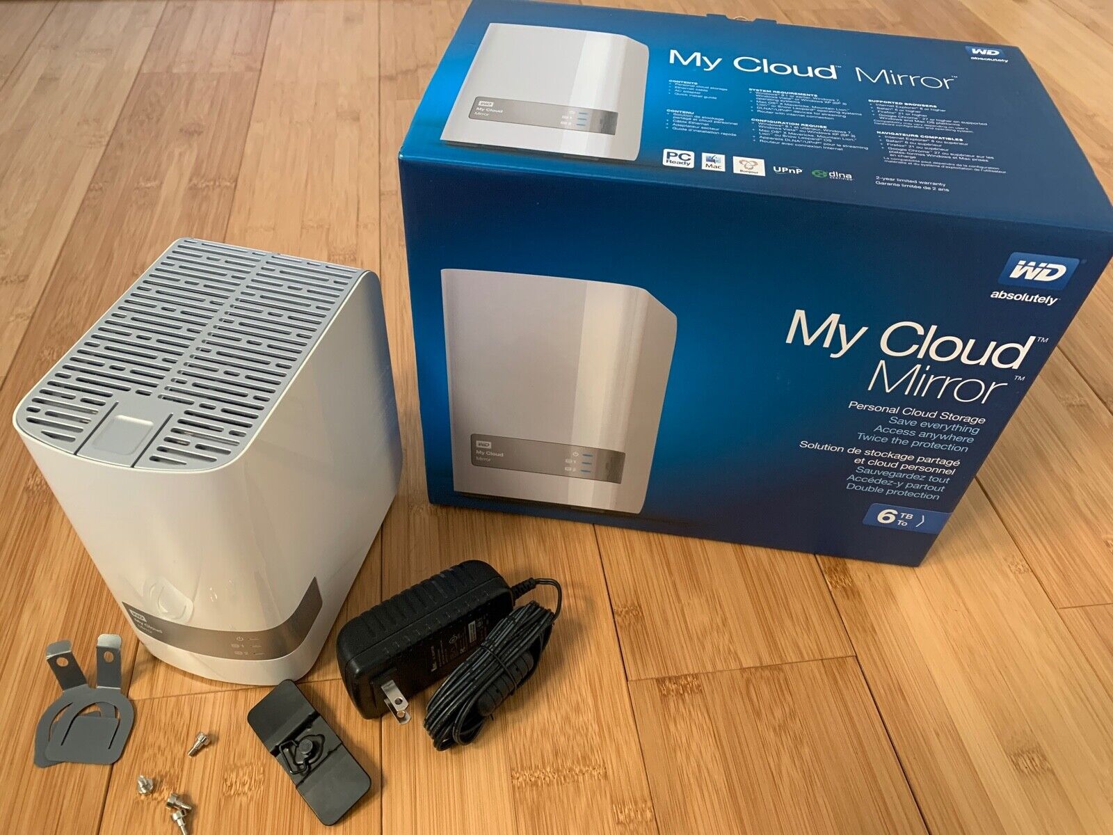WD My Cloud Mirror 1st Gen - NO DISC - very clean with box