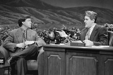 Sportscaster Bob Costas During An On Jay Leno 1993 Tv Old Photo 3