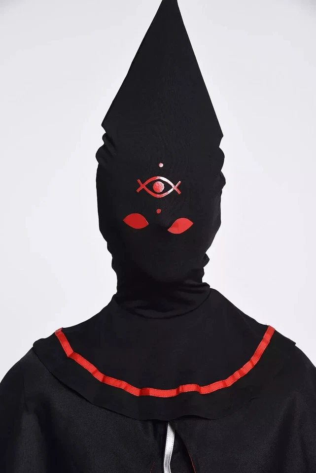 Re: Zero Kara Hajimeru Isekai Seikatsu Bruja Culto Bruja Manto Uniforme Disfraz Foto 2 de 4