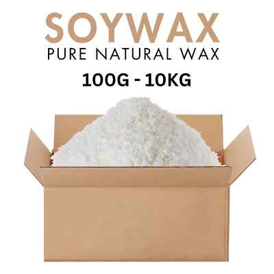 100G-10KG Soja Sojawachs Flocken 100% rein, sauber brennend, kein Ruß, natürliches Sojawachs
