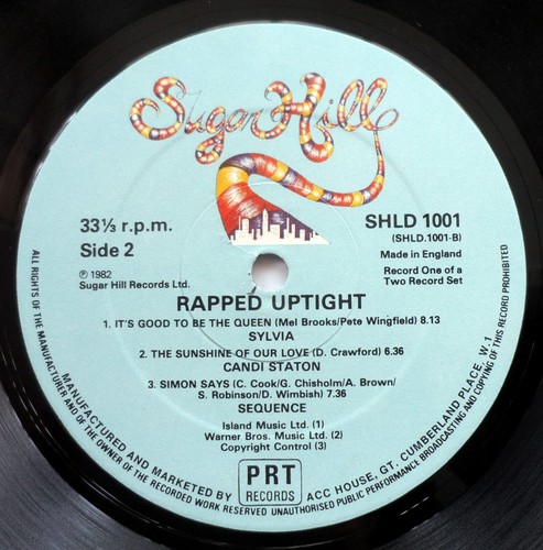 RAPPED UPTIGHT 2xLP VINYL 1982 VARIOUS SUGAR HILL RECORDS SHLD1001 *EX/F* - Picture 6 of 8