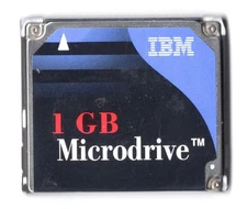 IBM 1GB Microdrive CF CF+ Compact Flash Type II DSCM-11000 Hard Drive