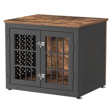 26" Heavy Duty Chew Proof Metal Dog Crate for Small Dogs