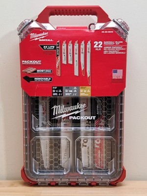 Milwaukee Tools 49-22-5640 SAWZALL Blade PACKOUT Kit - 22 PC