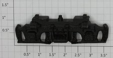 Cuadro lateral de camión Lionel 600-132 negro diésel con 3 tacos
