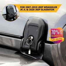 Locking Hood Latch Hood Catch with Lock for 2018-2024 Jeep Wrangler JL JLU JT
