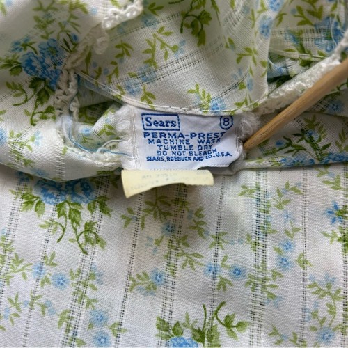 Vintage 1960’s Sears Floral Summer Dress Size 8 - Picture 5 of 6