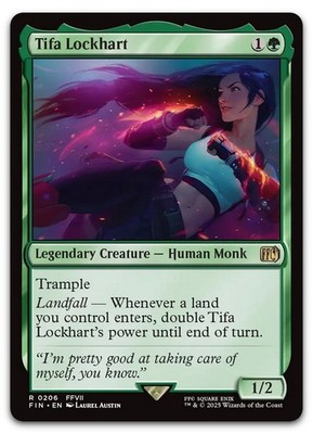 Tifa Lockhart #206 (NM) Final Fantasy FIN Magic MTG