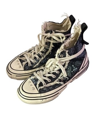 xVESSEL G.O.P. Highs Paisley Deconstructed Sneakers Designer Streetwear Size 7