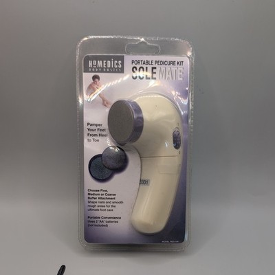 HoMedics Body Basics Sole Mate Portable Pedicure Kit New In Package